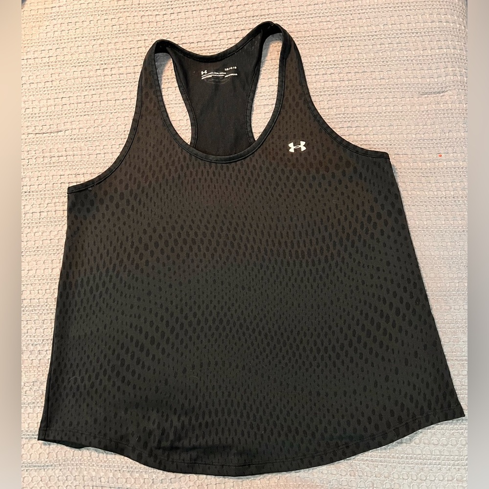 Under Armour Black Mesh Tank Top #13A